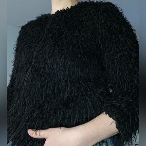 BB Dakota Black Textured Women's Jacket